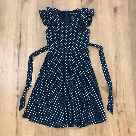 Speechless Kids’ Polka Dot Belted Maxi Dress - Picture 7 of 16